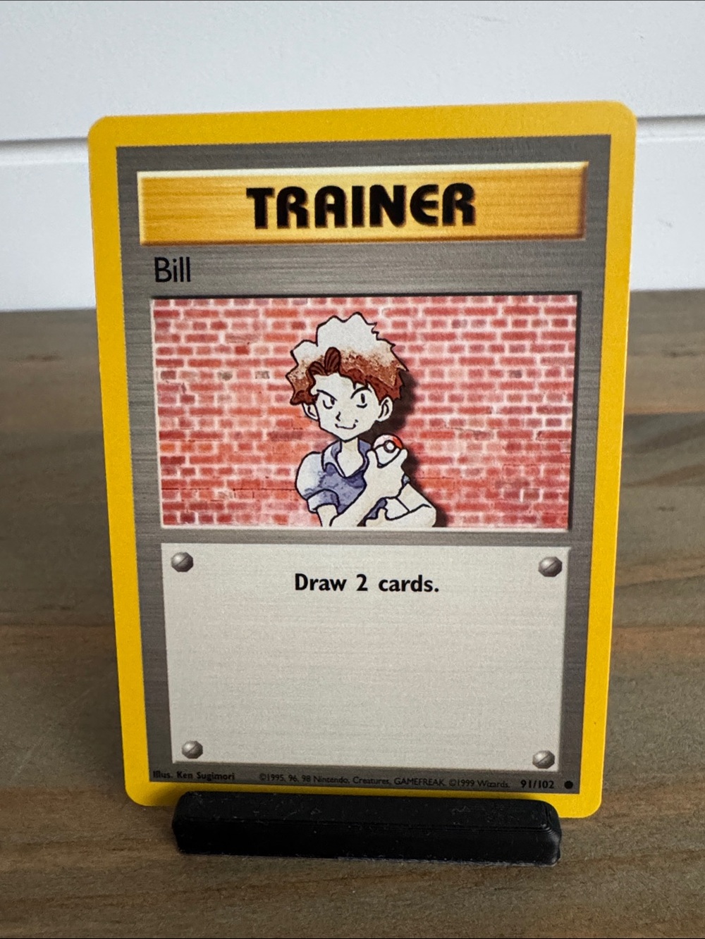 Pokémon | Base Set #91/102: Trainer Bill (1999) - Vintage Trading Card